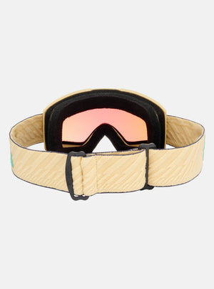 Anon Helix 2.0 Goggles + Bonus Lens | Frame: Beechwood, Lens: Perceive Variable Green (22% / S2), Spare Lens: Amber (55% / S1)