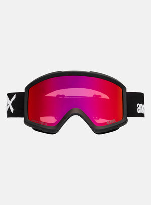 Anon Helix 2.0 Goggles + Bonus Lens | Frame: Black, Lens: Perceive Sunny Red, Spare Lens: Amber (55% / S1)