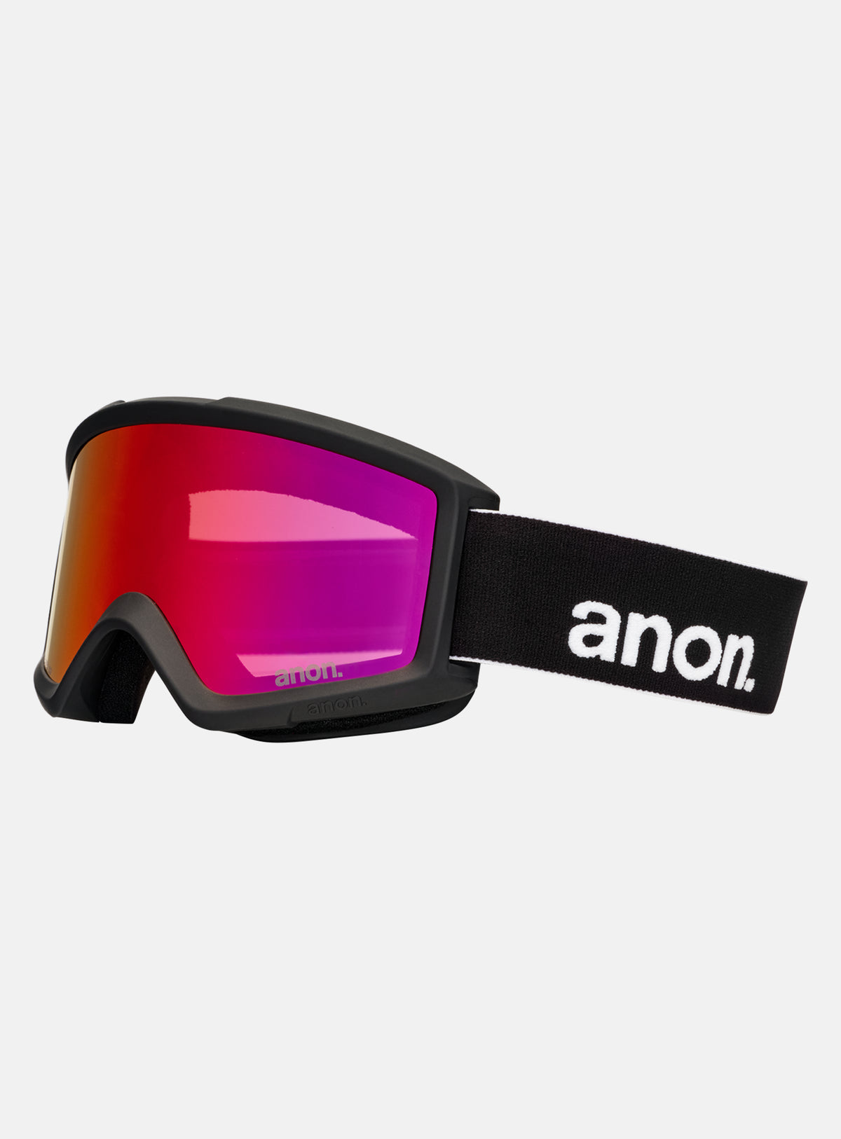 Anon Helix 2.0 Goggles + Bonus Lens | Frame: Black, Lens: Perceive Sunny Red, Spare Lens: Amber (55% / S1)