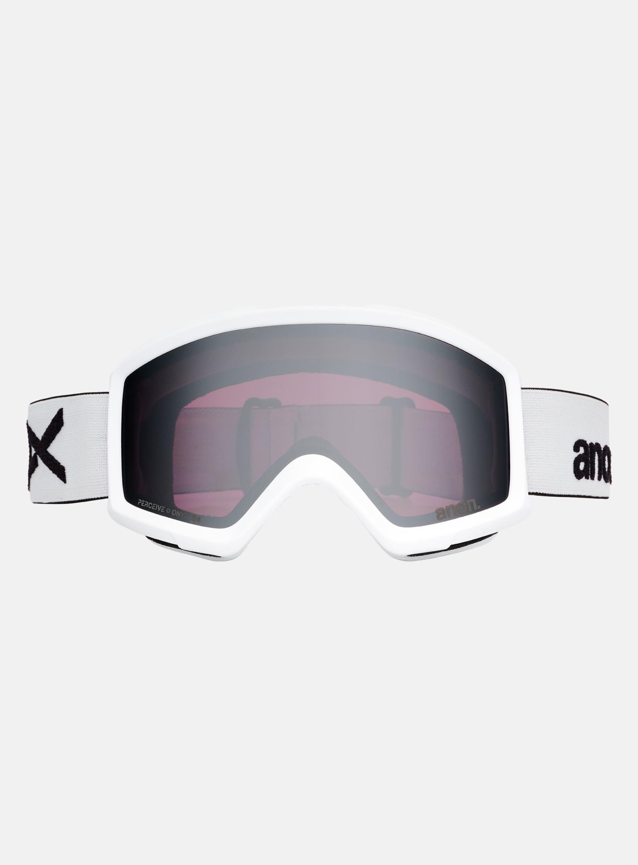 Anon Helix 2.0 Goggles + Bonus Lens | Frame: White, Lens: Perceive Sunny Onyx, Spare Lens: Amber (55% / S1)