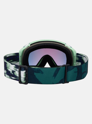 Anon M4S Goggles (Cylindrical) + Bonus Lens + MFI® Face Mask | Frame: Family Tree, Lens: Perceive Sunny Red