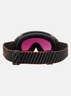 Anon M4S Goggles (Cylindrical) + Bonus Lens + MFI® Face Mask | Frame: Fiesta Red, Lens: Perceive Sunny Onyx
