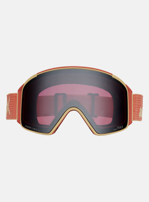 Anon M4S Goggles (Cylindrical) + Bonus Lens + MFI® Face Mask | Frame: Terracotta, Lens: Perceive Sunny Onyx (6% / S4), Spare Lens: Perceive Variable Violet (34% / S2)