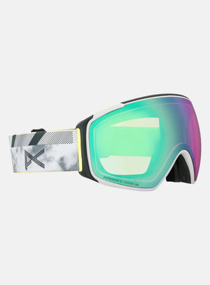 Anon M4S Goggles (Toric) + Bonus Lens + MFI® Face Mask | Frame: Tilt Shift, Lens: Perceive Variable Green