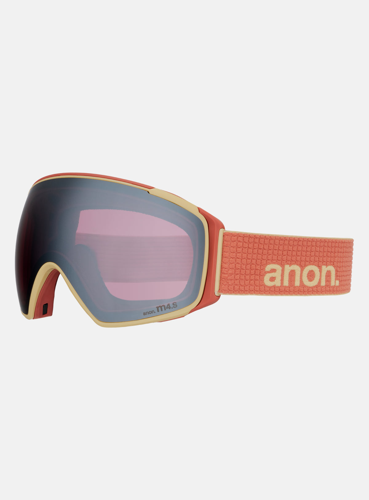 Anon M4S Goggles (Toric) + Bonus Lens + MFI® Face Mask | Frame: Terracotta, Lens: Perceive Sunny Onyx (6% / S4), Spare Lens: Perceive Variable Violet (34% / S2)