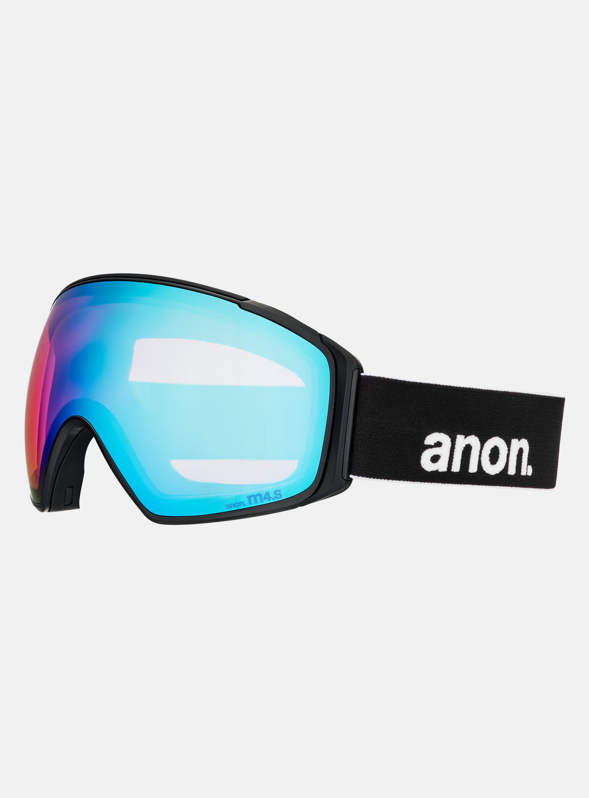 Anon M4S Goggles (Toric) + Bonus Lens + MFI® Face Mask | Frame: Black, Lens: Perceive Variable Blue (21% / S2), Spare Lens: Perceive Cloudy Pink (53% / S1)