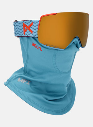 Anon M5 Goggles + Bonus Lens + MFI® Face Mask | Frame: Retro Blue, Lens: Perceive Sunny Bronze