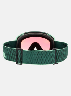 Anon M5 Goggles + Bonus Lens + MFI® Face Mask | Frame: Brunswick Green, Lens: Perceive Variable Green (22% / S2), Spare Lens: Perceive Cloudy Pink (53% / S1)