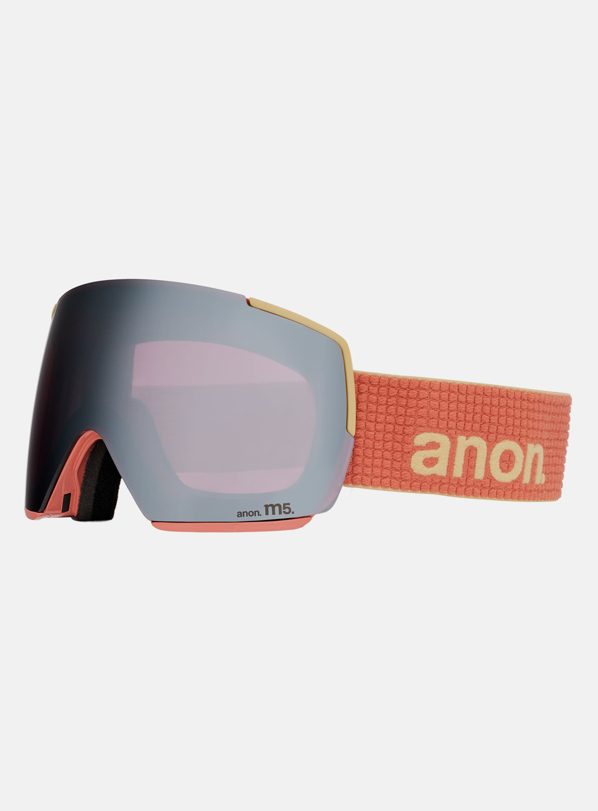 Anon M5 Goggles + Bonus Lens + MFI® Face Mask | Frame: Terracotta, Lens: Perceive Sunny Onyx (6% / S4), Spare Lens: Perceive Variable Violet (34% / S2)