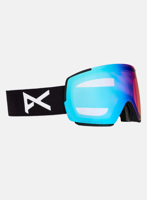 Anon M5 Goggles + Bonus Lens + MFI® Face Mask | Frame: Black, Lens: Perceive Variable Blue