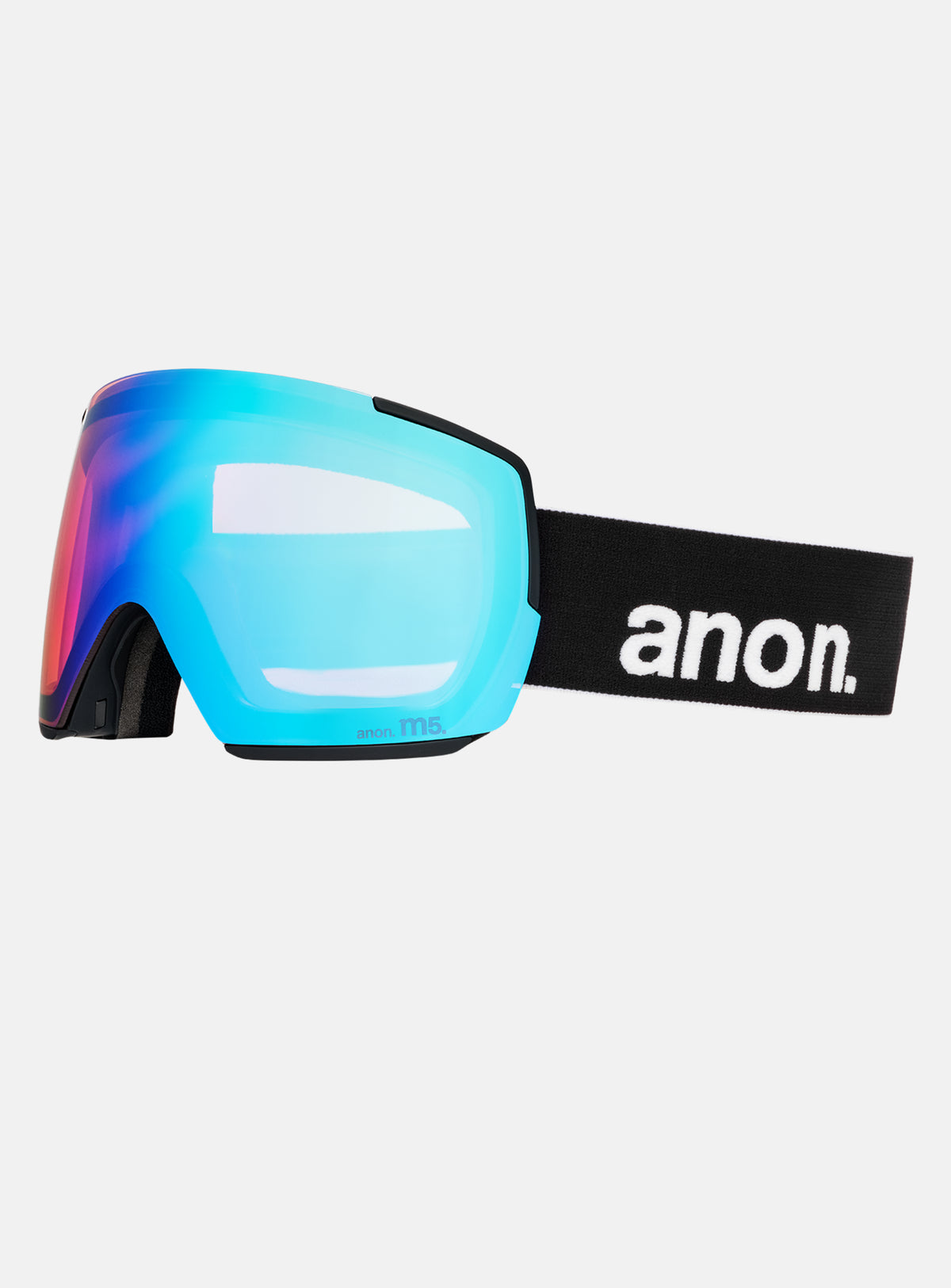 Anon M5 Goggles + Bonus Lens + MFI® Face Mask | Frame: Black, Lens: Perceive Variable Blue