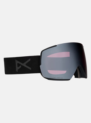Masque Anon M5 + écran supplémentaire + masque facial MFI® | Monture : Noir fumé, Écran : Onyx Perceive pour forte luminosité
