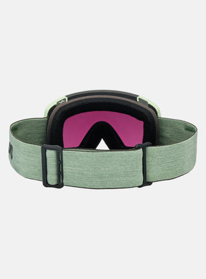 Anon M5S Goggles + Bonus Lens + MFI® Face Mask | Frame: Soft Sage, Lens: Perceive Sunny Onyx