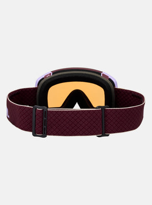 Anon M5S Goggles + Bonus Lens + MFI® Face Mask | Frame: Deep Cherry, Lens: Perceive Cloudy Pink