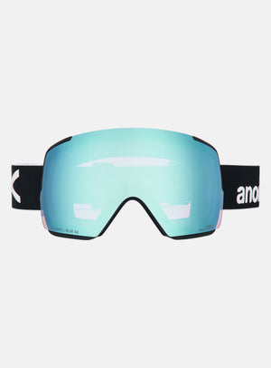 Anon M5S Goggles + Bonus Lens + MFI® Face Mask | Frame: Black, Lens: Perceive Variable Blue