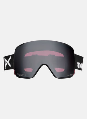 Masque Anon M5S + écran Perceive polarisé + masque facial MFI® | Monture : Noir, Écran : Onyx polarisé Perceive pour forte luminosité