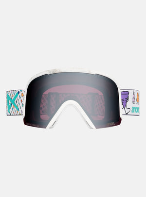 Anon Nesa Goggles + Bonus Lens + MFI® Face Mask | Frame: LB Encounters, Lens: Perceive Sunny Onyx (6% / S4), Spare Lens: Perceive Variable Violet (34% / S2)