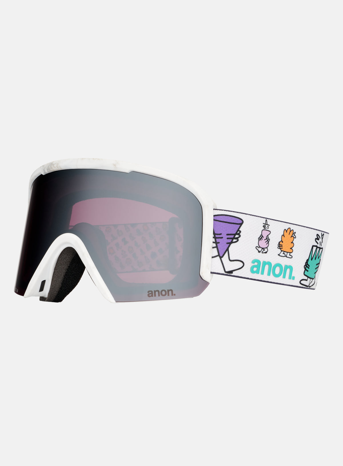 Anon Nesa Goggles + Bonus Lens + MFI® Face Mask | Frame: LB Encounters, Lens: Perceive Sunny Onyx (6% / S4), Spare Lens: Perceive Variable Violet (34% / S2)