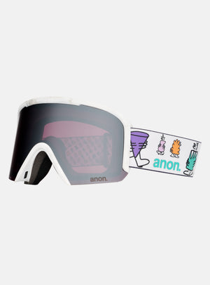 Anon Nesa Goggles + Bonus Lens + MFI® Face Mask | Frame: LB Encounters, Lens: Perceive Sunny Onyx (6% / S4), Spare Lens: Perceive Variable Violet (34% / S2)