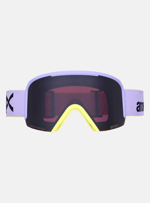 Anon Nesa Goggles + Bonus Lens + MFI® Face Mask | Frame: Hyper Lilac, Lens: Perceive Sunny Onyx