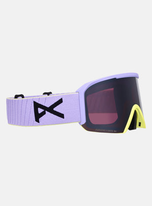 Anon Nesa Goggles + Bonus Lens + MFI® Face Mask | Frame: Hyper Lilac, Lens: Perceive Sunny Onyx