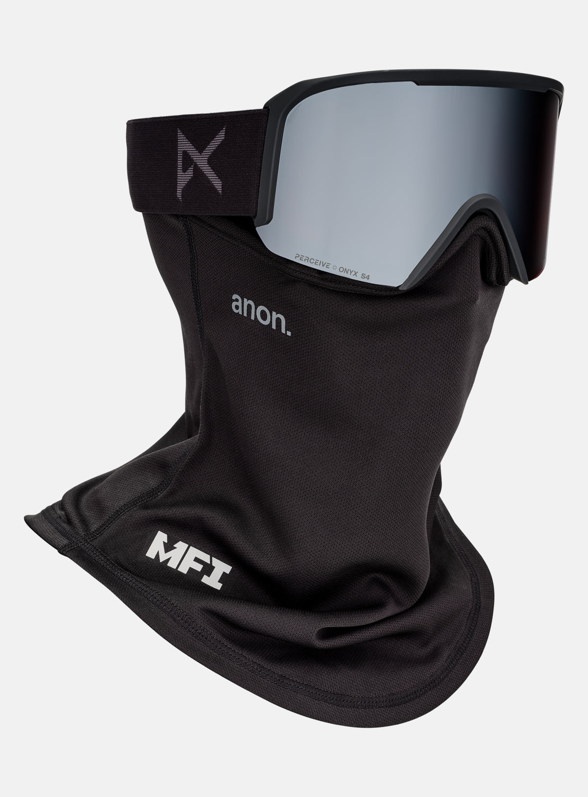 Anon Nesa Goggles + Bonus Lens + MFI® Face Mask | Frame: Smoke, Lens: Perceive Sunny Onyx
