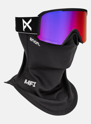 Anon Nesa Goggles + Bonus Lens + MFI® Face Mask | Frame: Black, Lens: Perceive Sunny Red