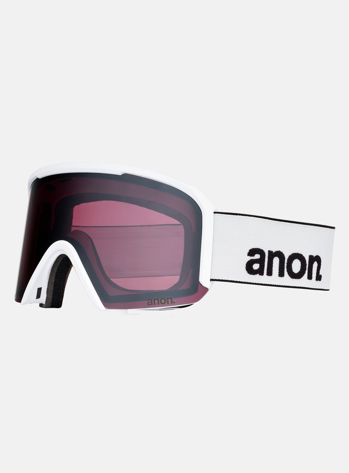 Masque Anon Nesa + écran supplémentaire + masque facial MFI® | Monture : Blanc, Écran : Onyx Perceive pour forte luminosité