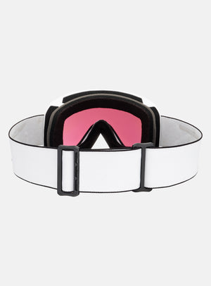 Masque Anon Nesa + écran supplémentaire + masque facial MFI® | Monture : Blanc, Écran : Onyx Perceive pour forte luminosité