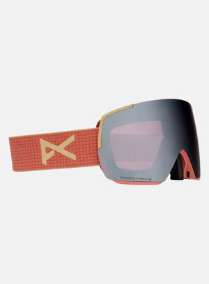 Anon M5S Goggles + Bonus Lens + MFI® Face Mask | Frame: Terracotta, Lens: Perceive Sunny Onyx (6% / S4), Spare Lens: Perceive Variable Violet (34% / S2)