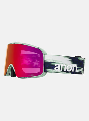 Anon M6 Goggles + Bonus Lens + MFI® Face Mask | Frame: Family Tree, Lens: Perceive Sunny Red