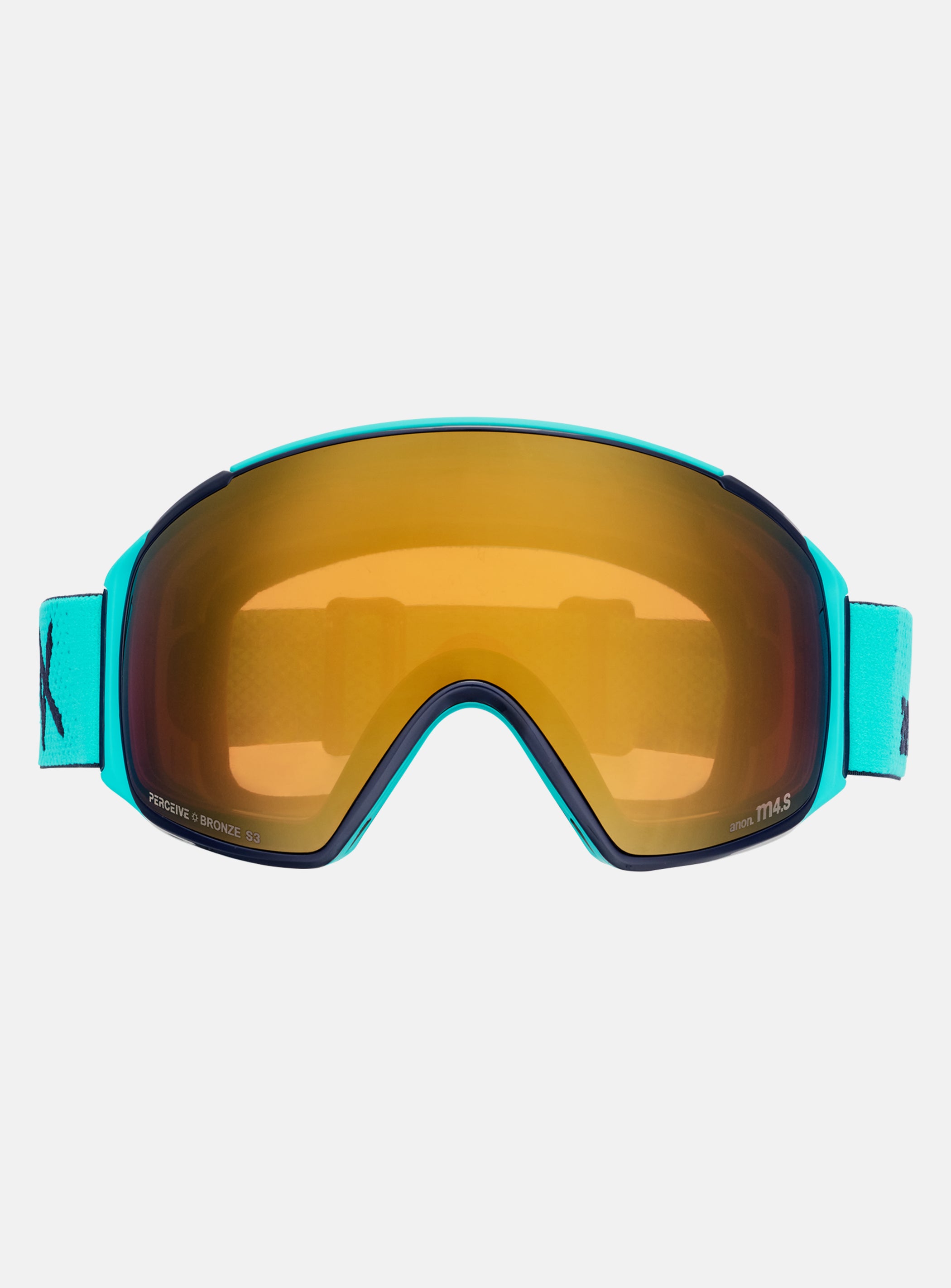 Anon M4S Goggles (Toric) + Bonus Lens + MFI® Face Mask | Frame: Marine, Lens: Perceive Sunny Bronze (17% / S3), Spare Lens: Perceive Cloudy Burst (59% / S1)