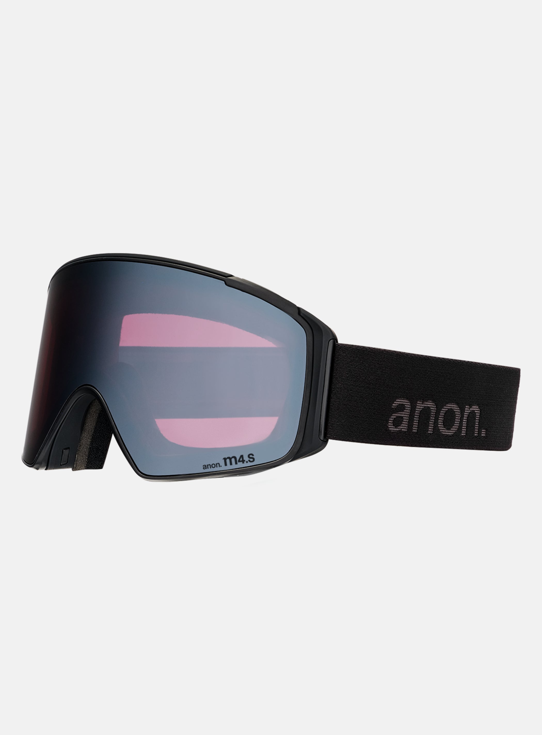 Anon M4S Goggles (Cylindrical) + Bonus Lens + MFI® Face Mask | Frame: Smoke, Lens: Perceive Sunny Onyx (6% / S4), Spare Lens: Perceive Variable Violet (34% / S2)