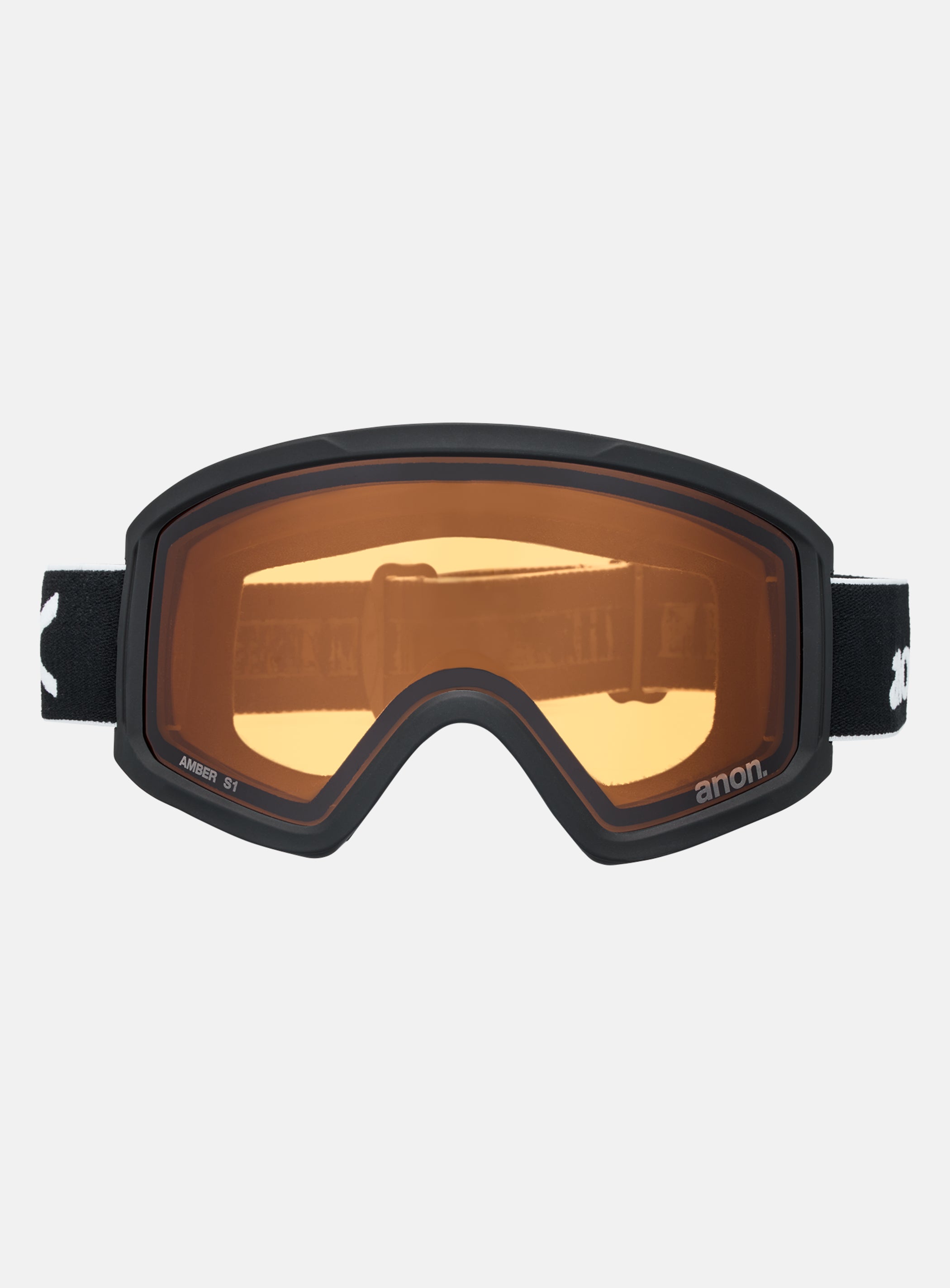 Anon Tracker 2.0 Goggles + MFI® Face Mask | Frame: Black, Lens: Amber