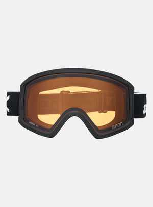 Anon Tracker 2.0 Goggles + MFI® Face Mask | Frame: Black, Lens: Amber