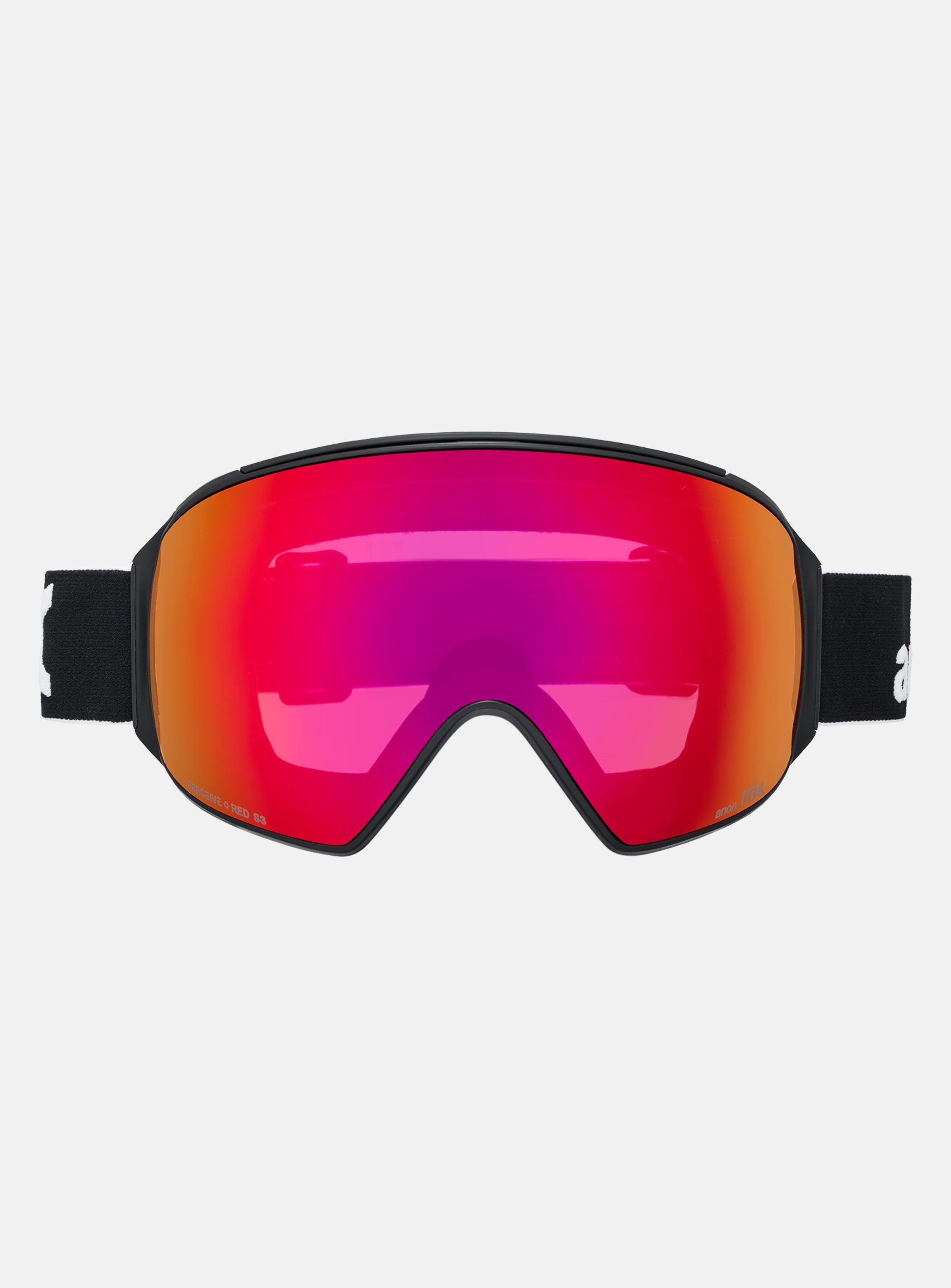 Anon M4 Goggles (Toric) + Bonus Perceive Lens + MFI® Face Mask | Frame: Black, Lens: Perceive Sunny Red