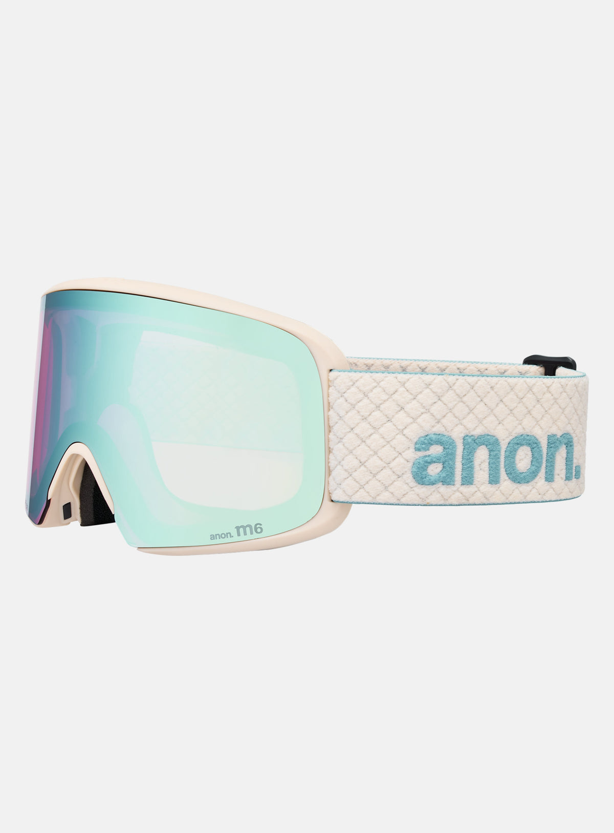 Anon M6 Goggles + Bonus Lens + MFI® Face Mask | Frame: Oat, Lens: Perceive Variable Blue