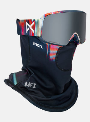 Anon M6 Goggles + Bonus Lens + MFI® Face Mask | Frame: Glitch Lines, Lens: Perceive Sunny Onyx