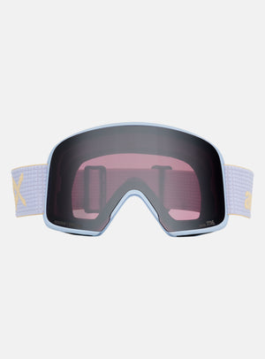 Anon M6 Goggles + Bonus Lens + MFI® Face Mask | Frame: Airstream Blue, Lens: Perceive Sunny Onyx (6% / S4), Spare Lens: Perceive Variable Violet (34% / S2)