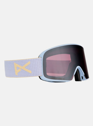 Anon M6 Goggles + Bonus Lens + MFI® Face Mask | Frame: Airstream Blue, Lens: Perceive Sunny Onyx (6% / S4), Spare Lens: Perceive Variable Violet (34% / S2)