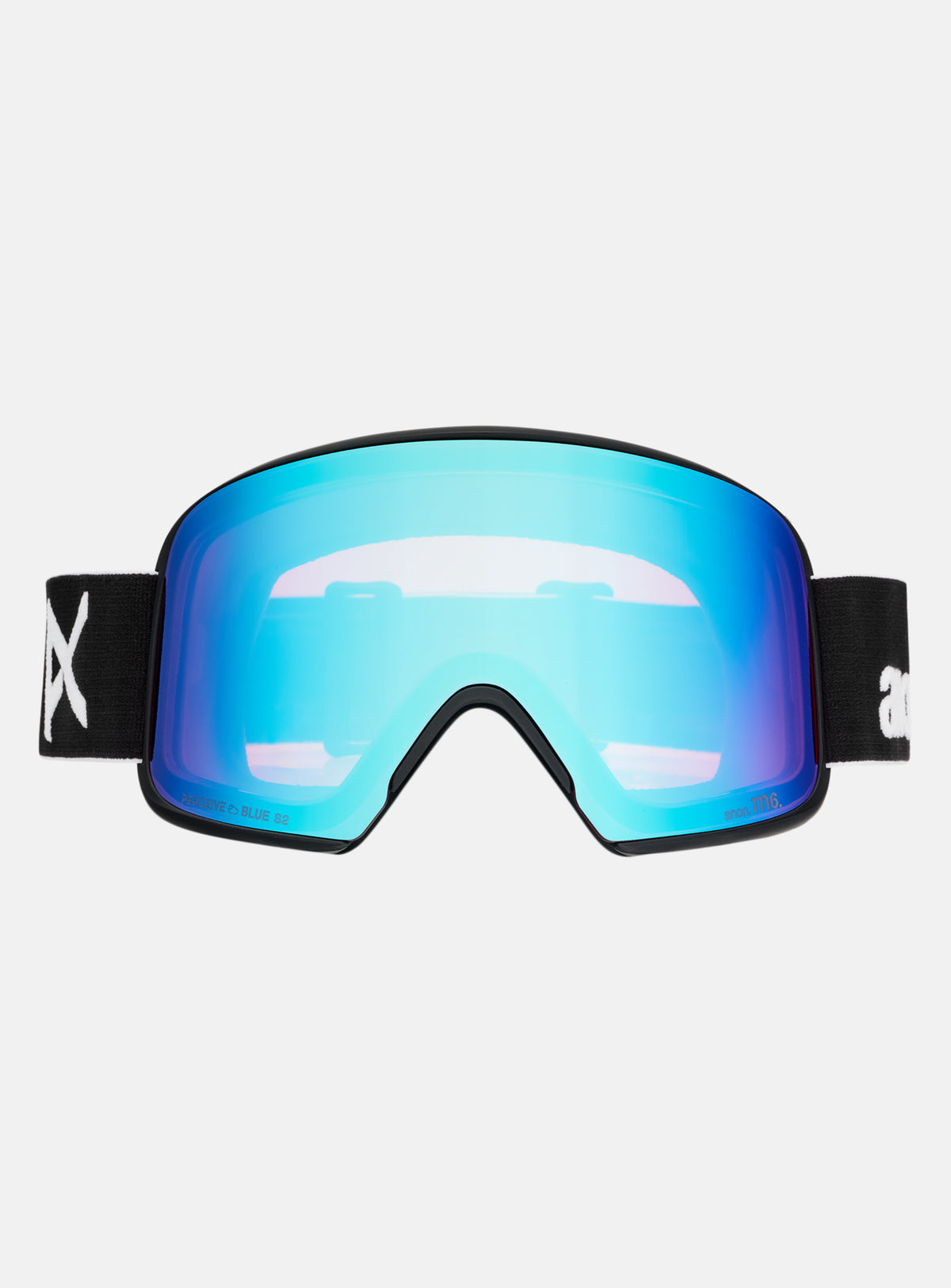 Anon M6 Goggles + Bonus Lens + MFI® Face Mask | Frame: Black, Lens: Perceive Variable Blue