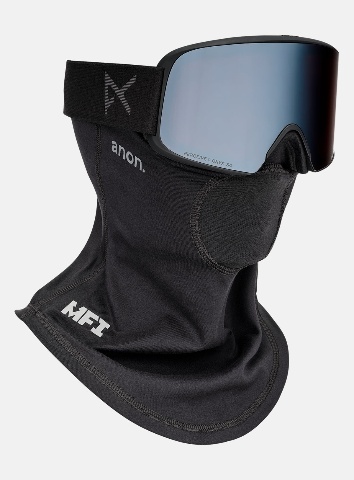 Anon M6 Goggles + Bonus Lens + MFI® Face Mask | Frame: Smoke, Lens: Perceive Sunny Onyx