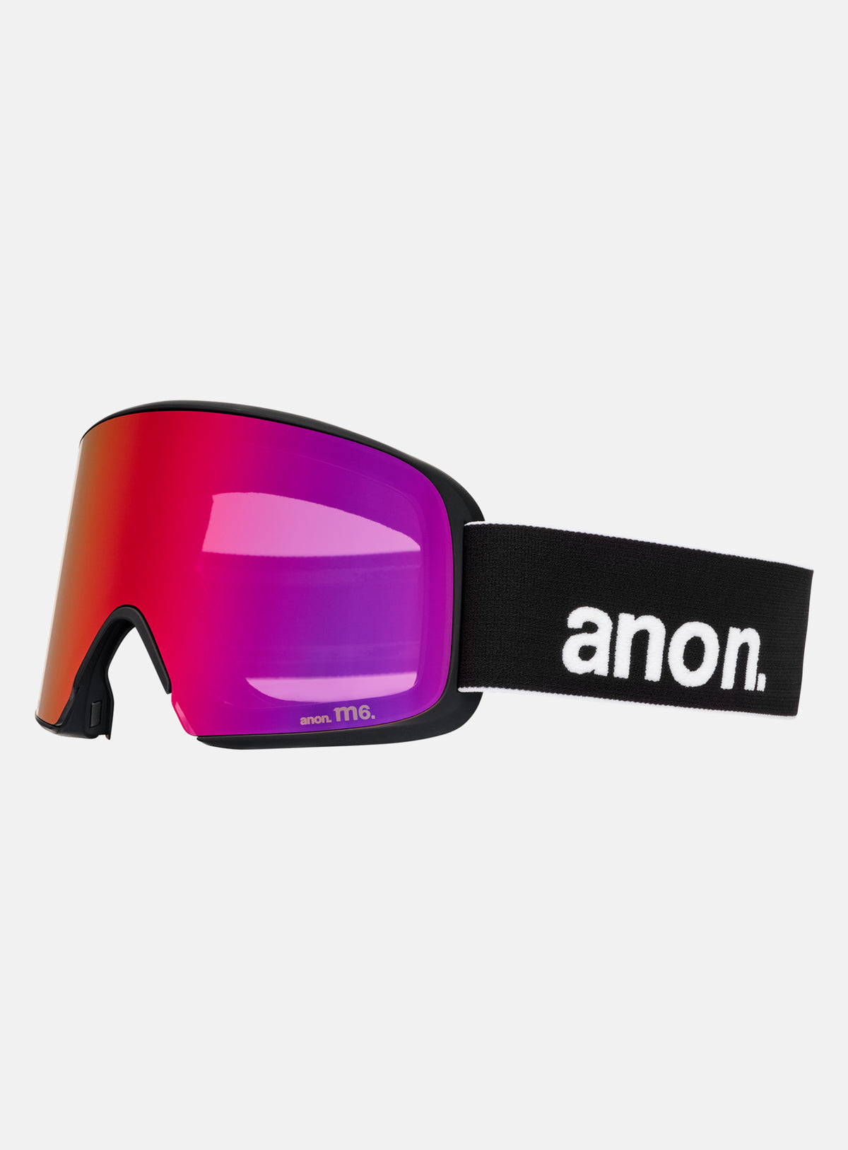 Masque Anon M6 + écran supplémentaire + masque facial MFI® | Monture : Noir, Écran : Rouge Perceive pour forte luminosité