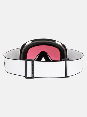 Masque Anon M6 + écran supplémentaire + masque facial MFI® | Monture : Blanc, Écran : Onyx Perceive pour forte luminosité
