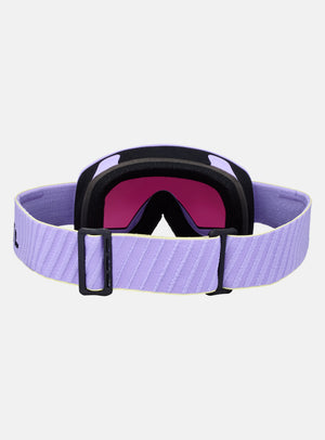 Masque Anon M6S + écran supplémentaire + masque facial MFI® | Monture : Lilas éclatant, Écran : Onyx Perceive pour forte luminosité