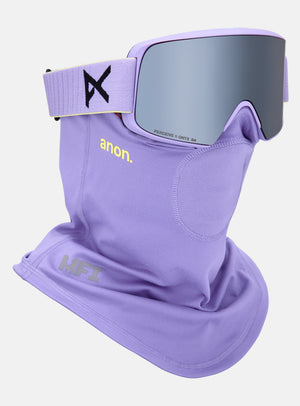 Masque Anon M6S + écran supplémentaire + masque facial MFI® | Monture : Lilas éclatant, Écran : Onyx Perceive pour forte luminosité