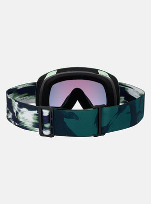 Anon M6S Goggles + Bonus Lens + MFI® Face Mask | Frame: Family Tree, Lens: Perceive Sunny Red