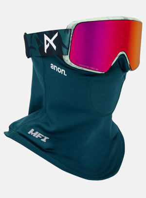 Anon M6S Goggles + Bonus Lens + MFI® Face Mask | Frame: Family Tree, Lens: Perceive Sunny Red