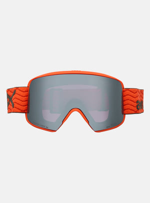 Anon M6S Goggles + Bonus Lens + MFI® Face Mask | Frame: Fiesta Red, Lens: Perceive Sunny Onyx
