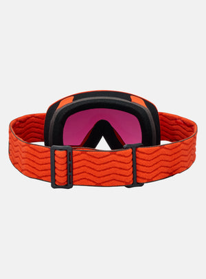 Anon M6S Goggles + Bonus Lens + MFI® Face Mask | Frame: Fiesta Red, Lens: Perceive Sunny Onyx